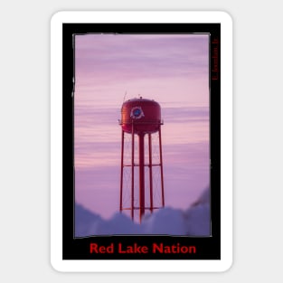 Red Lake Nation Polaroid Sticker